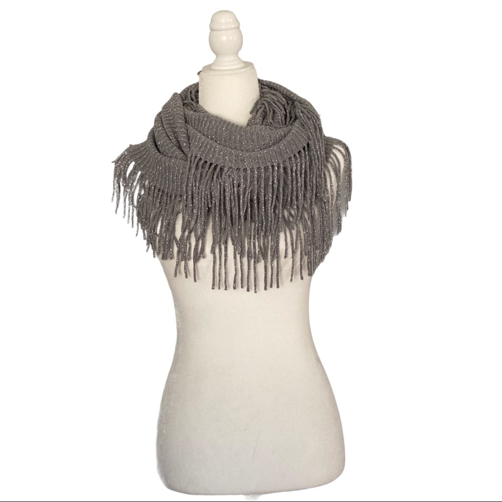 INC Iternational Concepts Alloy Side Fringe Scarf